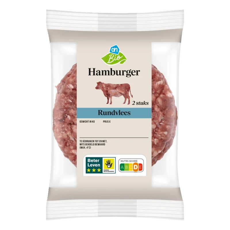 Biologisch Hamburger 2 stuks