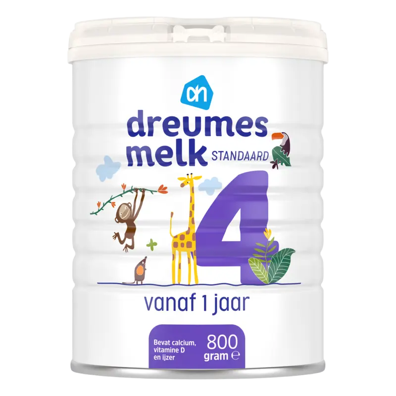 Dreumesmelk standaard vanaf 1 jaar