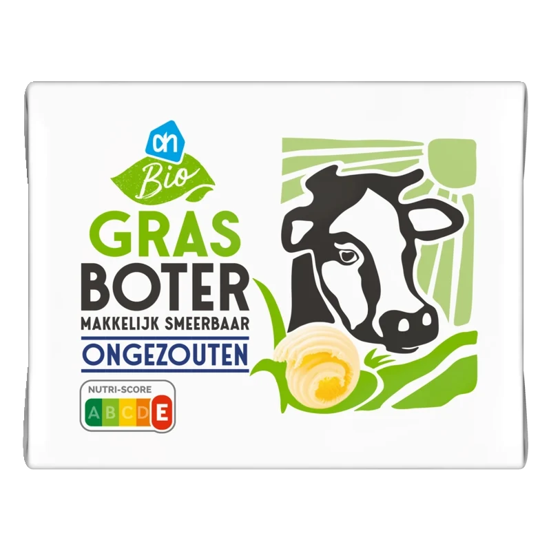 Biologisch Grasboter makkelijk smeerbaar ongezouten