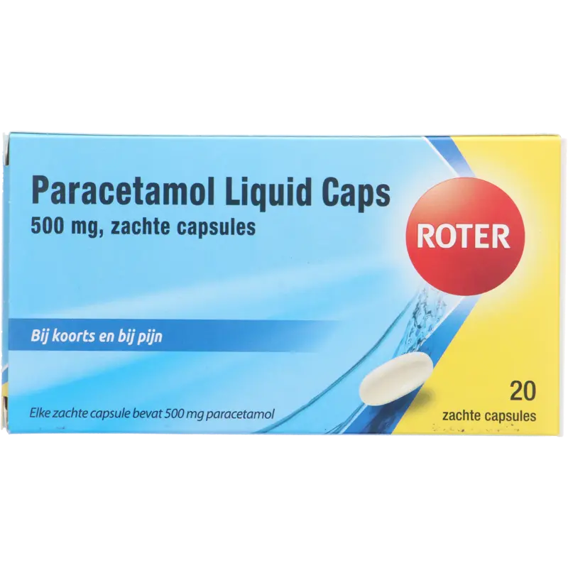Roter Paracetamol liquid caps 500mg