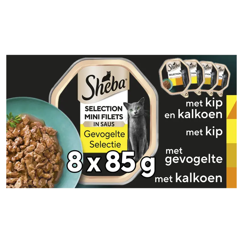 Sheba Mini filets gevogelte in saus