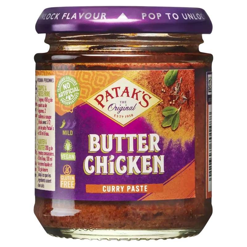 Patak's Butter chicken kruidenpasta