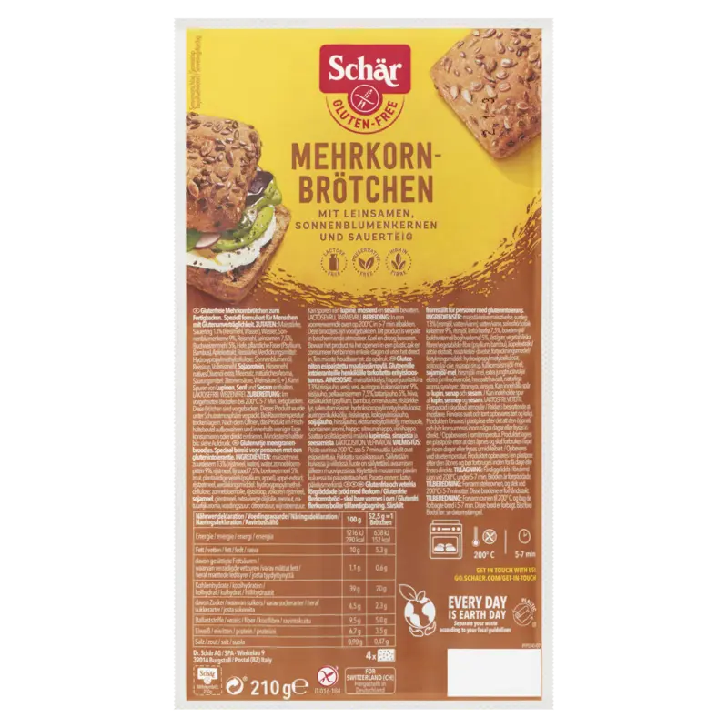 Schär Meergranenbroodjes glutenvrij