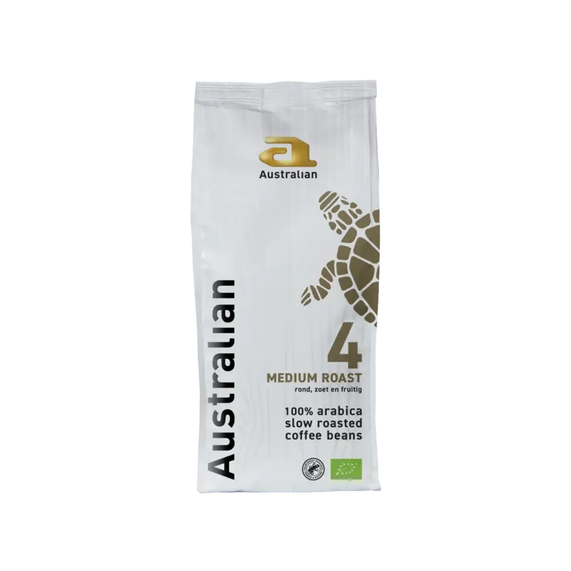 Australian Organic medium roast koffiebonen