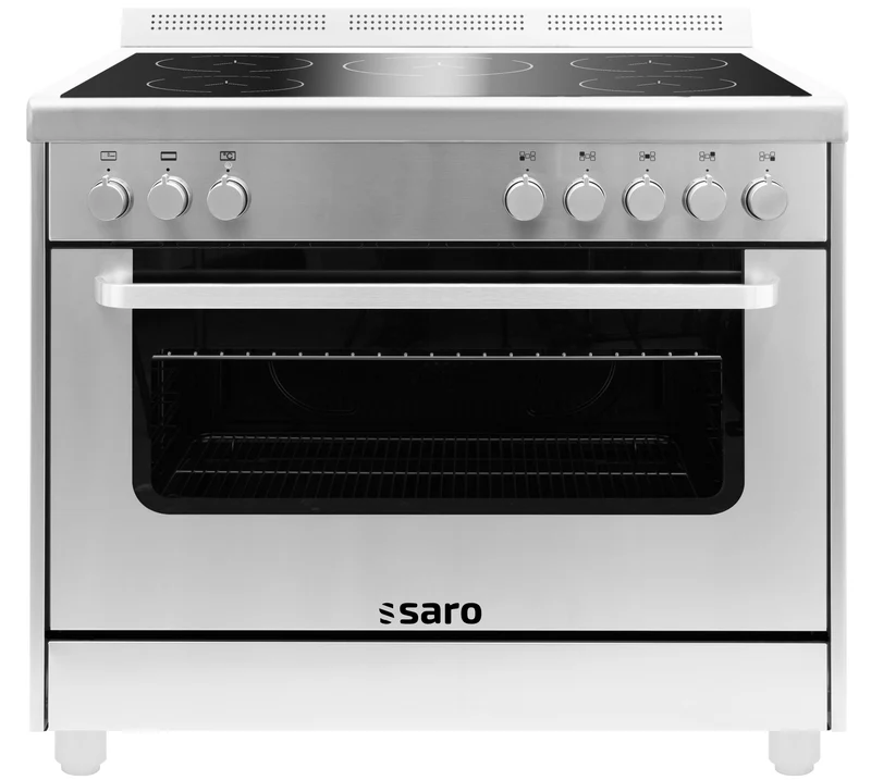 Saro Induktionsherd + Elektrobackofen Modell TS95IND61X silber