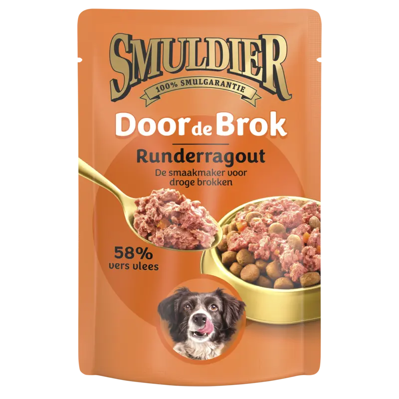 Smuldier Door de brok runderragout
