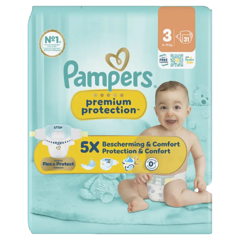 Pampers Premium protection luiers maat 3