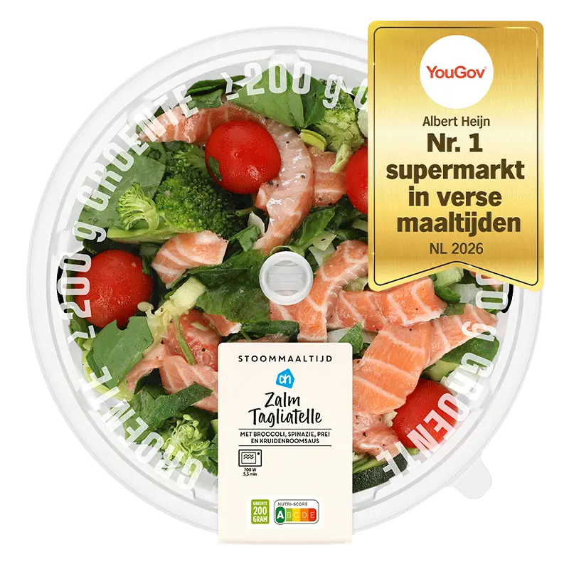 Stoommaaltijd zalm roomsaus