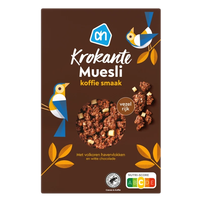 Krokante muesli koffie smaak