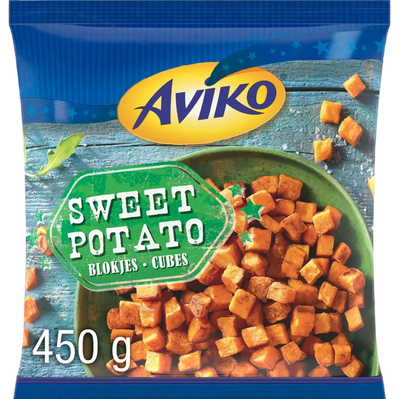 Aviko Zoete aardappel blokjes