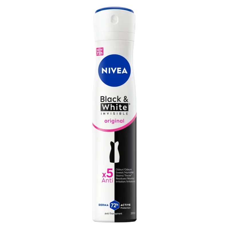 NIVEA deospray black & white clear
