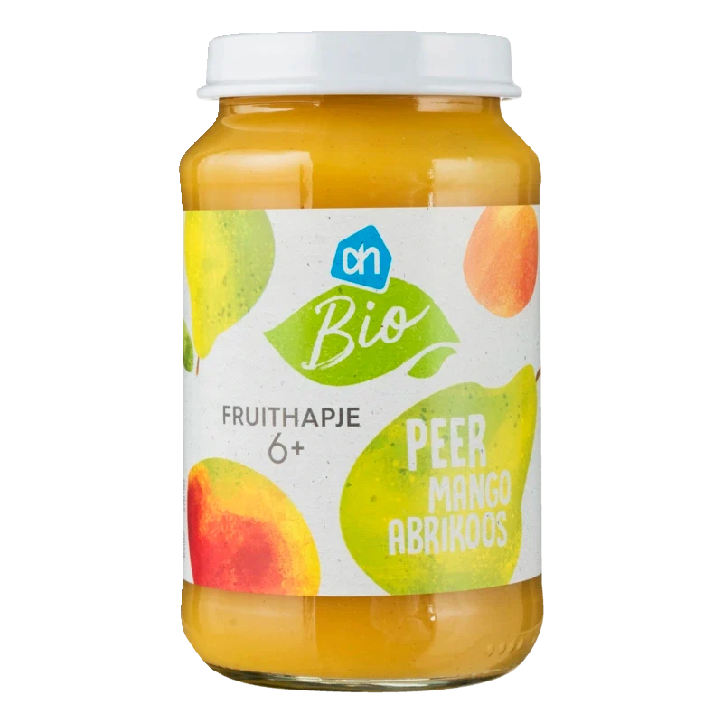 Biologisch Fruithapje peer mango abrikoos 6m+