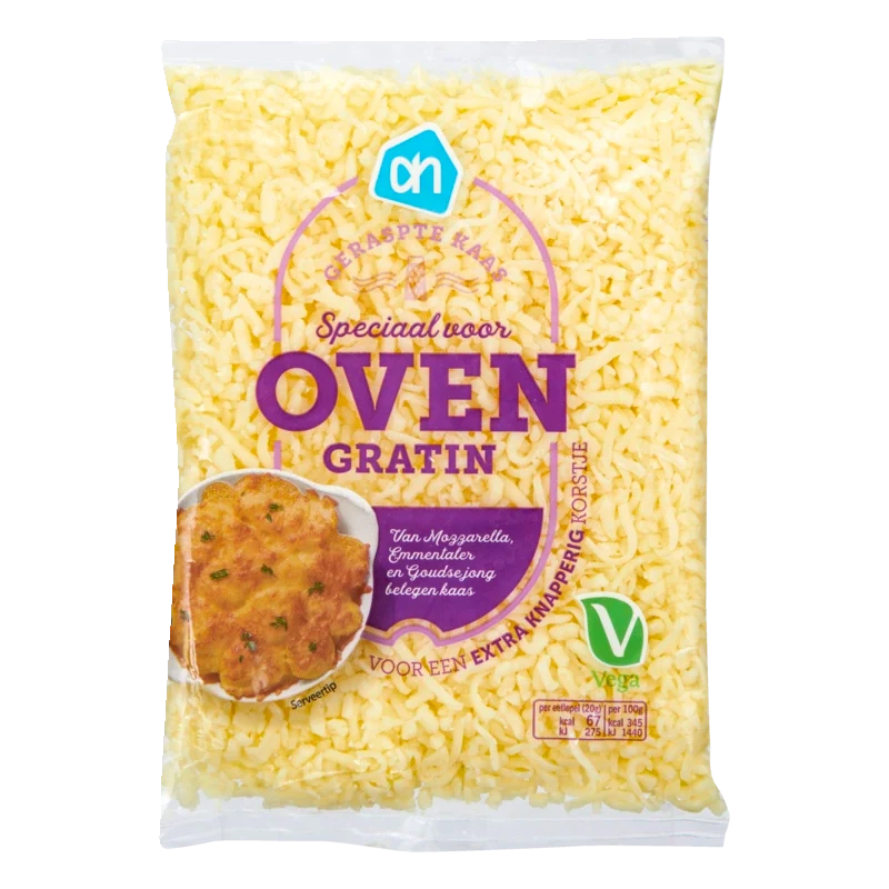 Ovengratin geraspte kaas