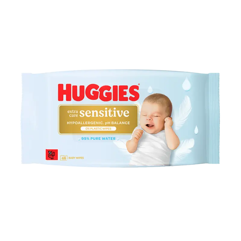Huggies Extra care sensitive billendoekjes