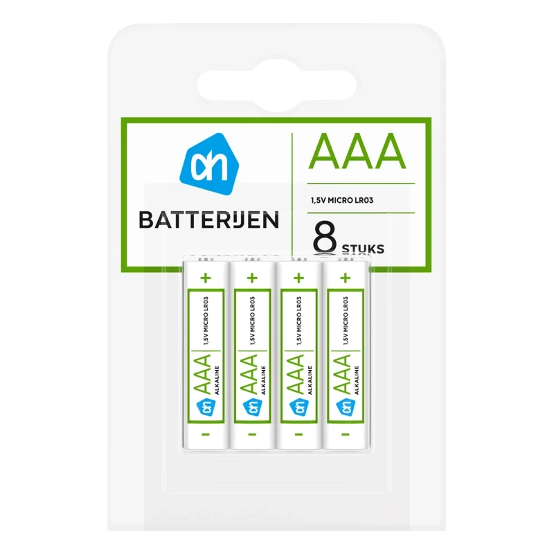 AAA 1,5V batterijen