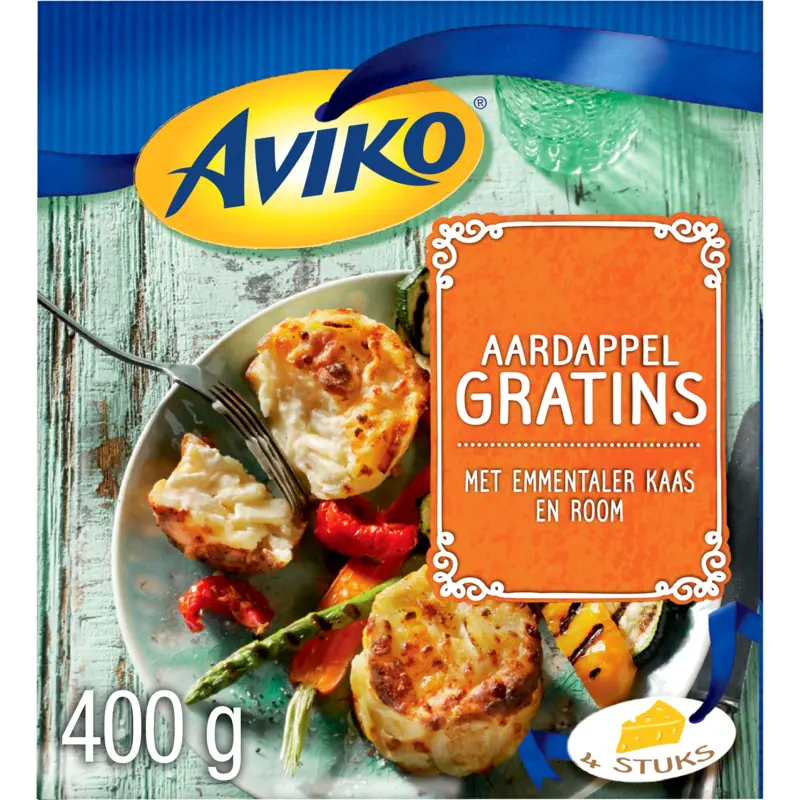 Aviko Aardappel gratins met emmentaler & room