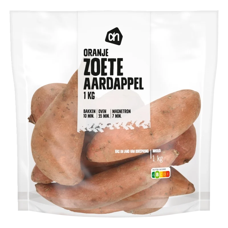 Oranje zoete aardappel