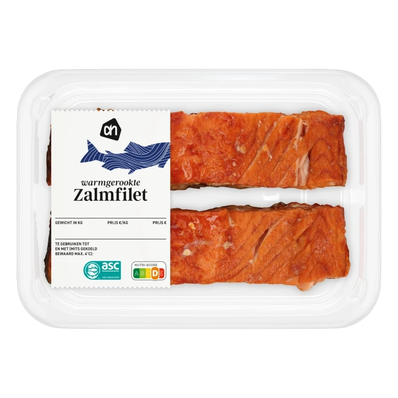 Warmgerookte zalmfilet