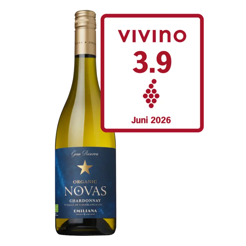Novas Chardonnay gran reserva organic wine
