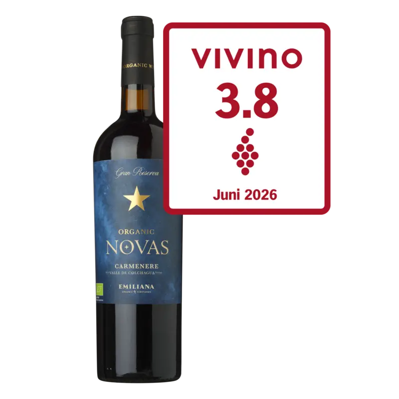 Novas Carménère gran reserva organic wine