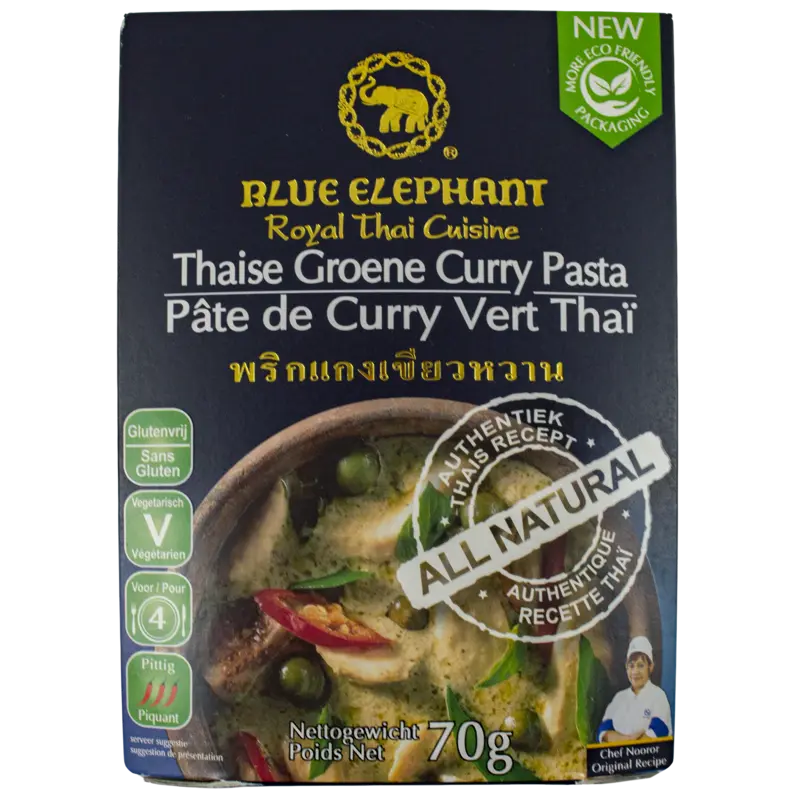 Blue Elephant Thaise groene curry pasta