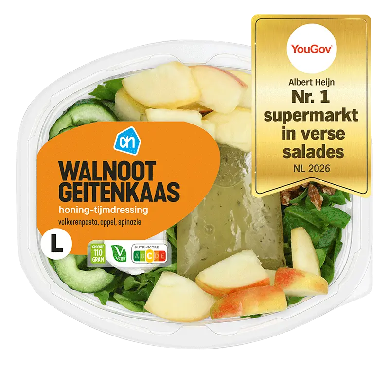 Maaltijdsalade walnoot geitenkaas