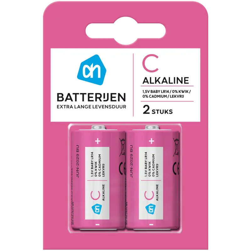 C alkaline batterijen