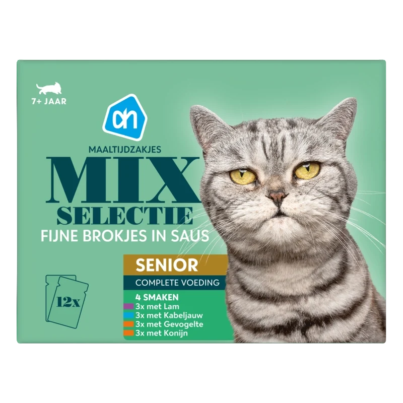Maaltijdzakjes selectie senior in saus