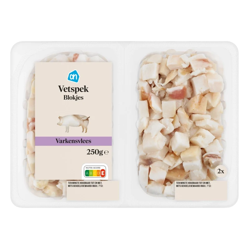 Vetspek blokjes