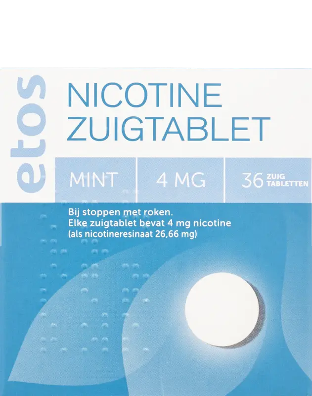 Etos Nicotine zuigtabletten 4 mg