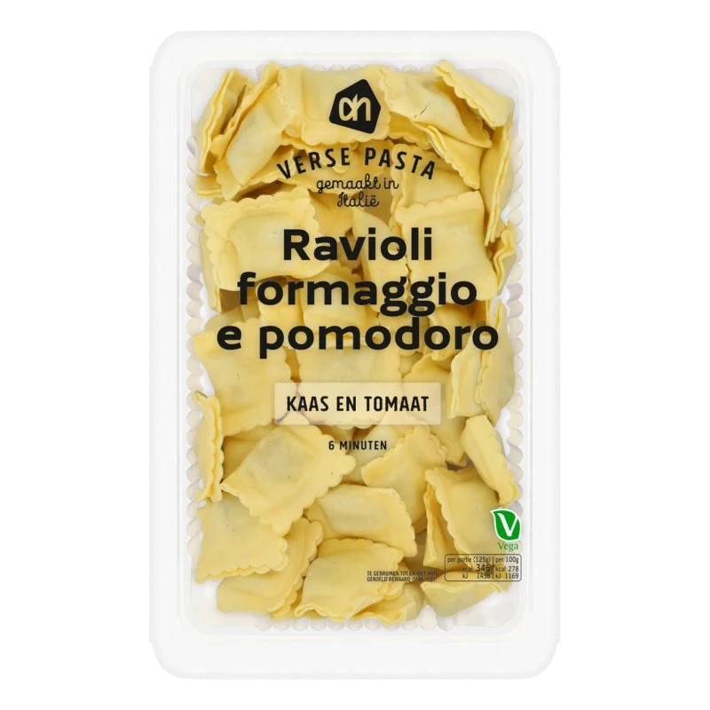 Verse ravioli formaggio e pomodoro