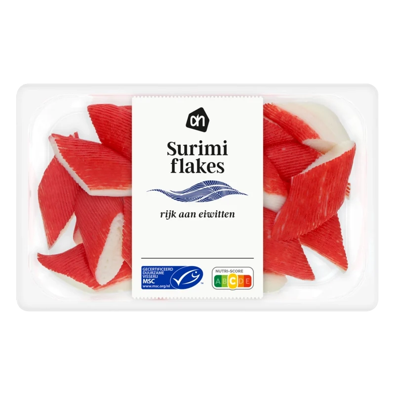 Surimi flakes
