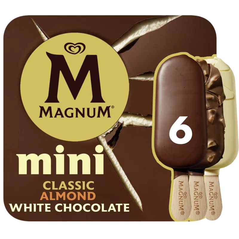 Magnum Mini classic almond white