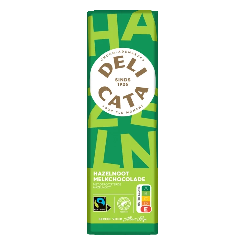 Delicata Reep melkchocolade hazelnoot