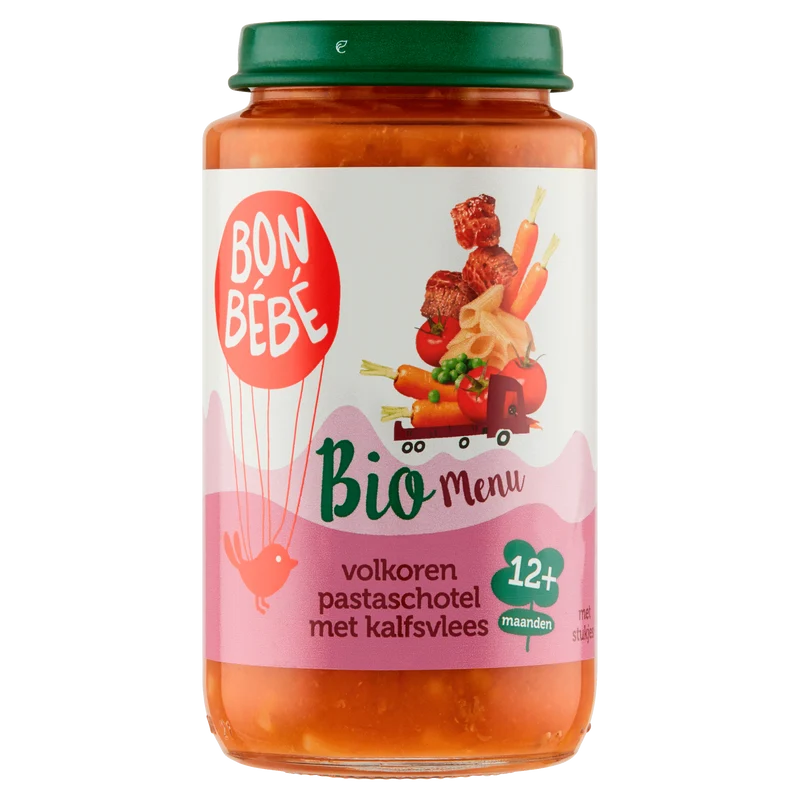 Bonbebe Bio M1217 volkoren pastaschotel kalf