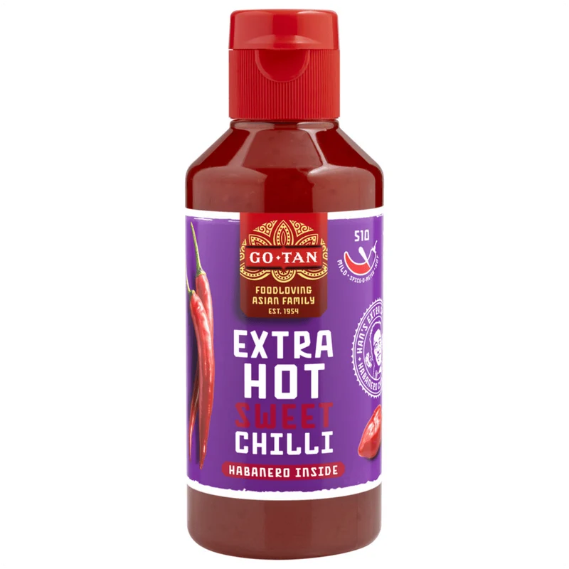 Go-Tan Chili saus extra hot sweet chili