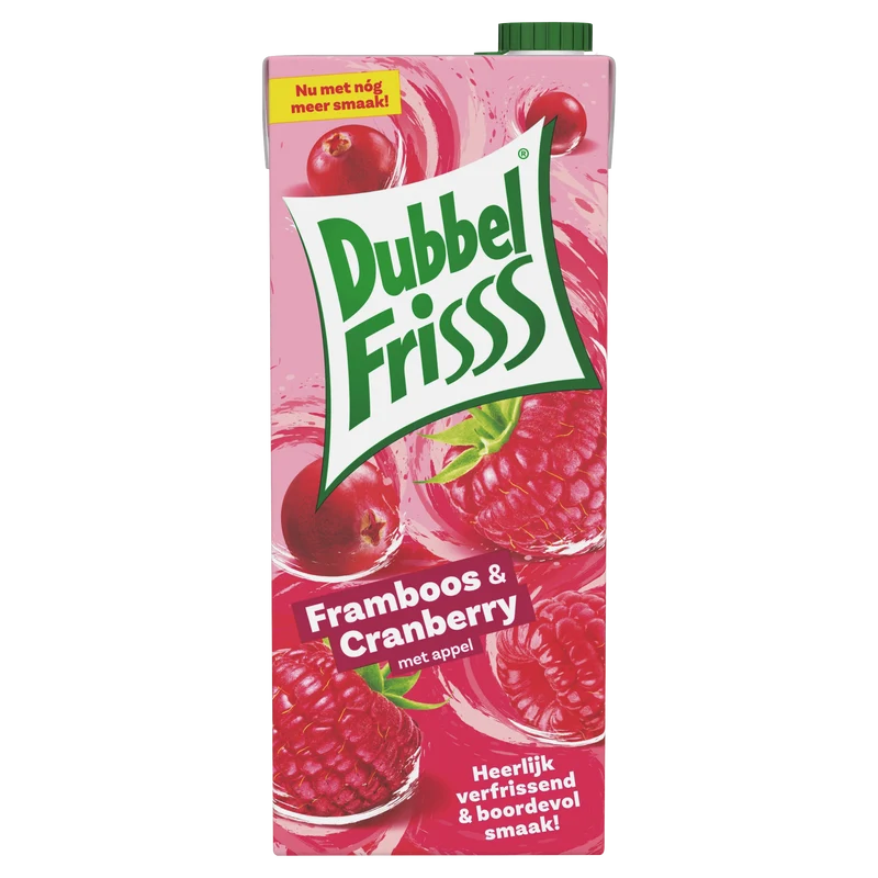 Dubbelfrisss Framboos & cranberry