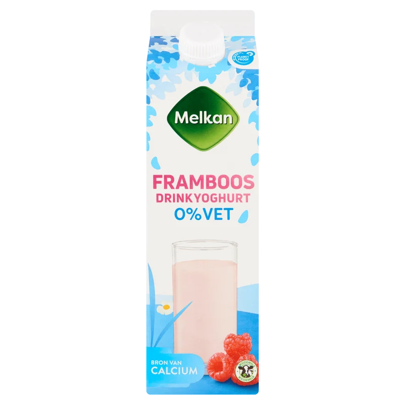 Melkan Drink 0% vet framboos