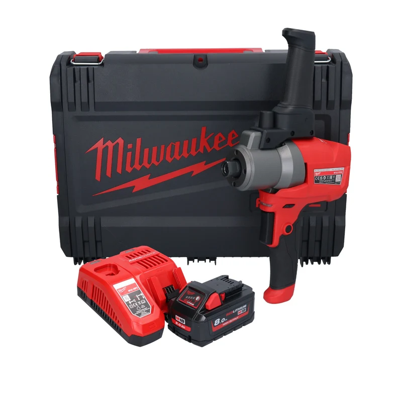Milwaukee M18 FPM-801X Akku Rührgerät 18 V 20 l Brushless + 1x Akku 8,0 Ah + Ladegerät + HD Box