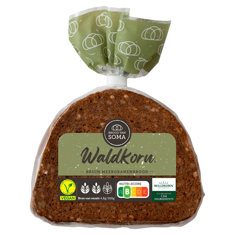 Brood van Soma Waldkorn tarweroggebrood