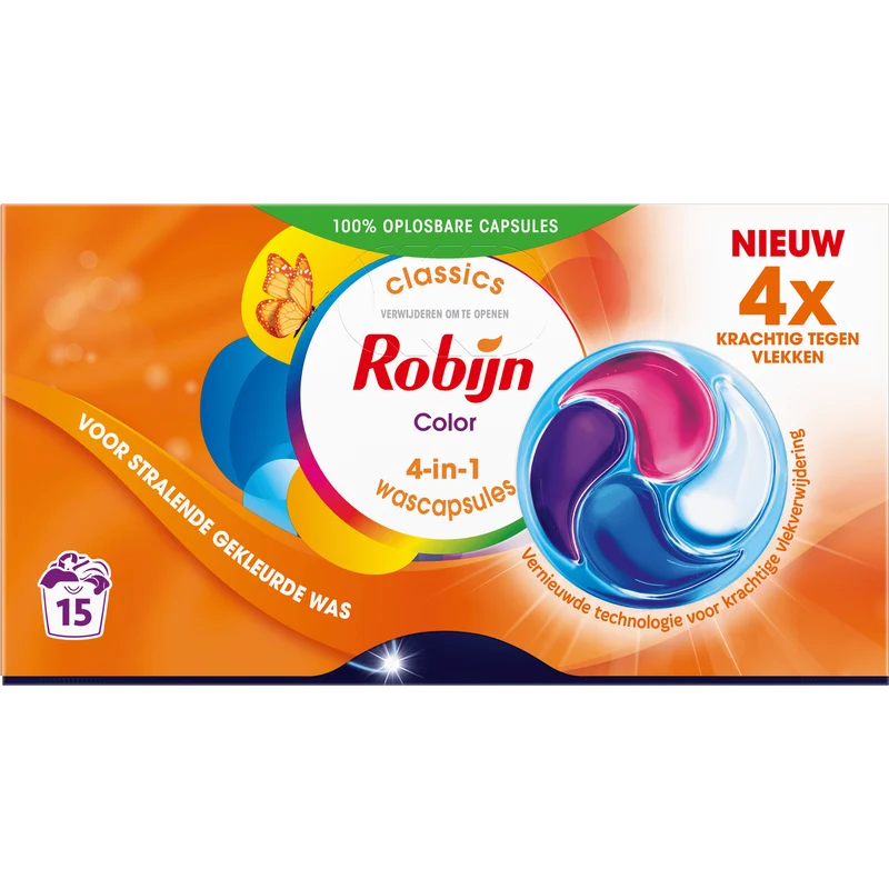 Robijn 3-in-1 classics capsules color