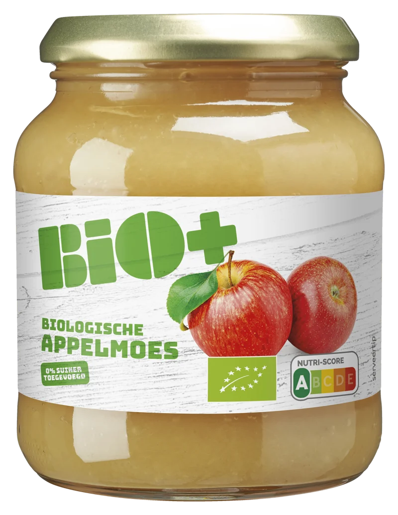 BIO+ Appelmoes zonder toegevoegd suiker