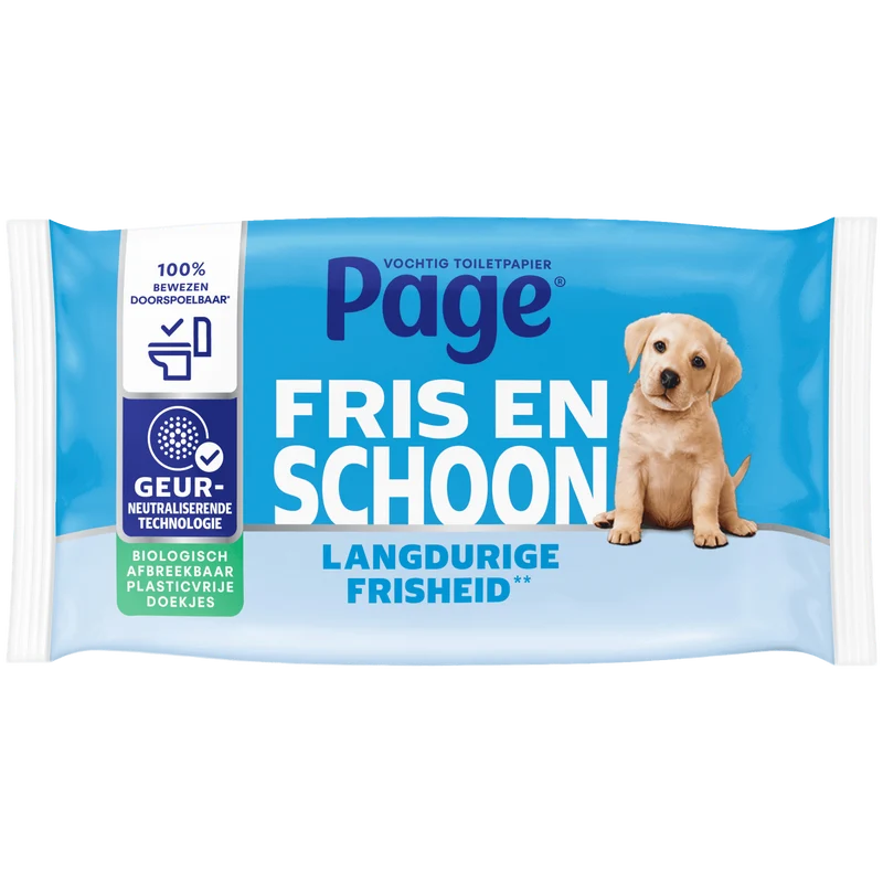 Page Compleet Schoon vochtig toiletpapier