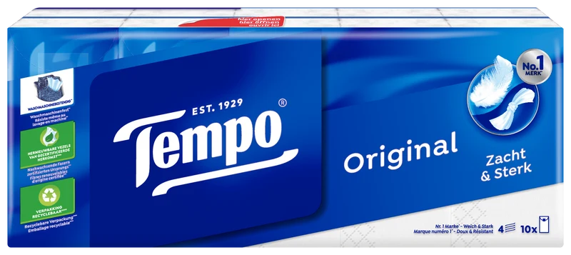 Tempo Zakdoek original