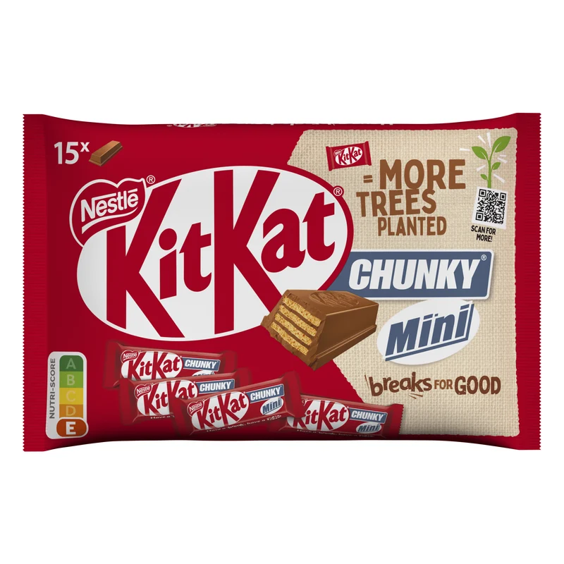KitKat Chunky mini melk chocolade uitdeelzak