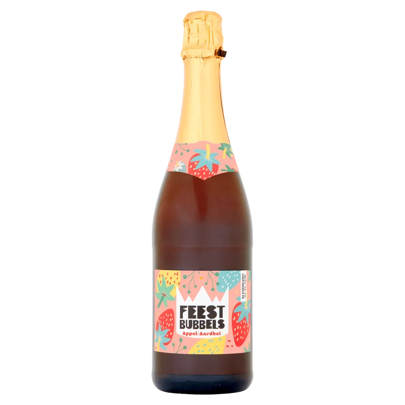 Bubbels Feest bubbels appel aardbei