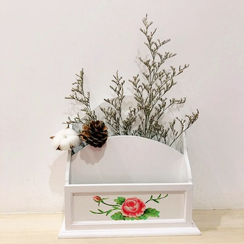 Dekorative Holzblumen Organizer