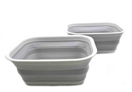 SAMMART Set of 2 Collapsible Tub