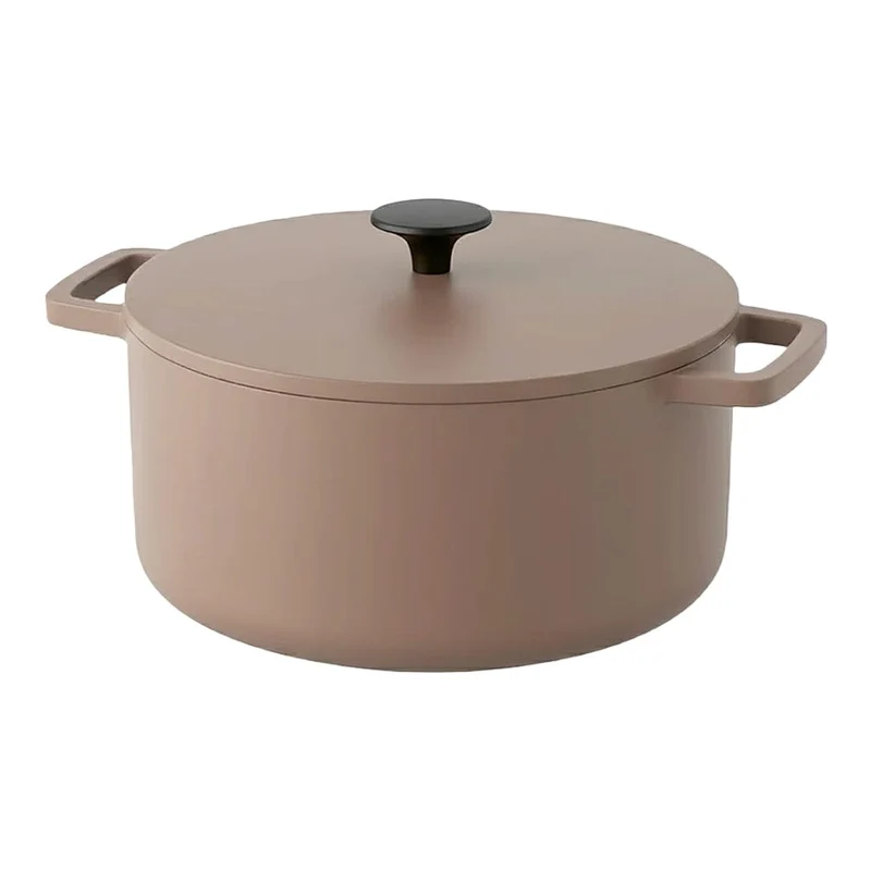 Cook & Pan - Taupe of Mind Gusseisen-Schmortopf 28 cm - 6.5 Liter