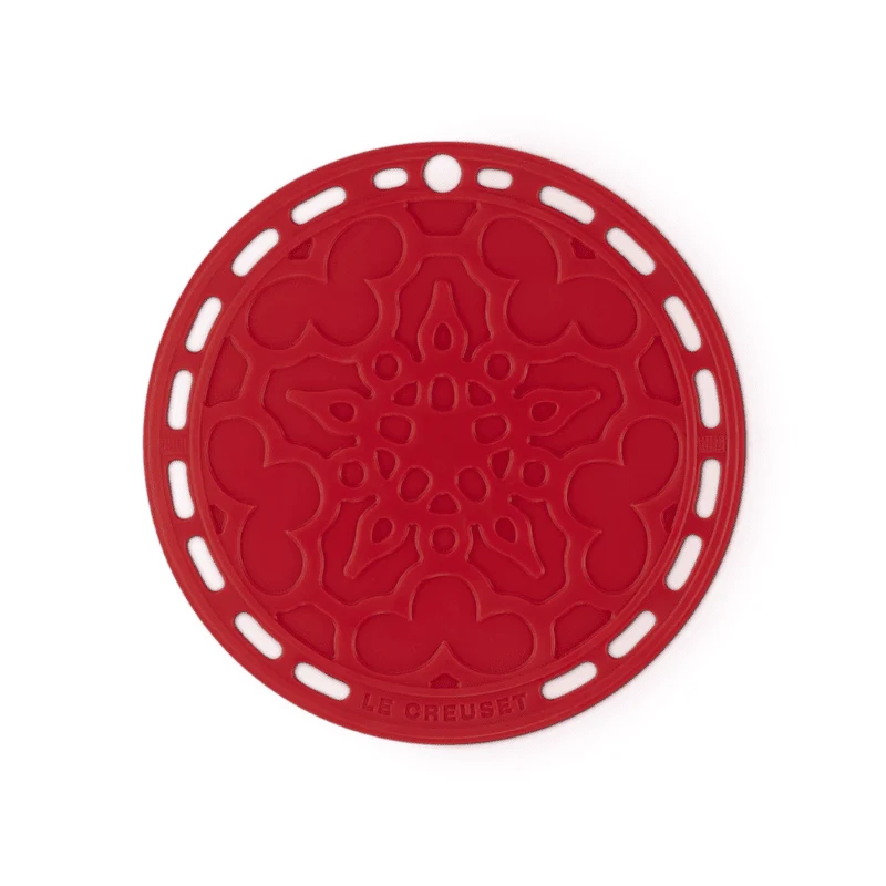 Le Creuset - Silikon-Untersetzer Kirschrot